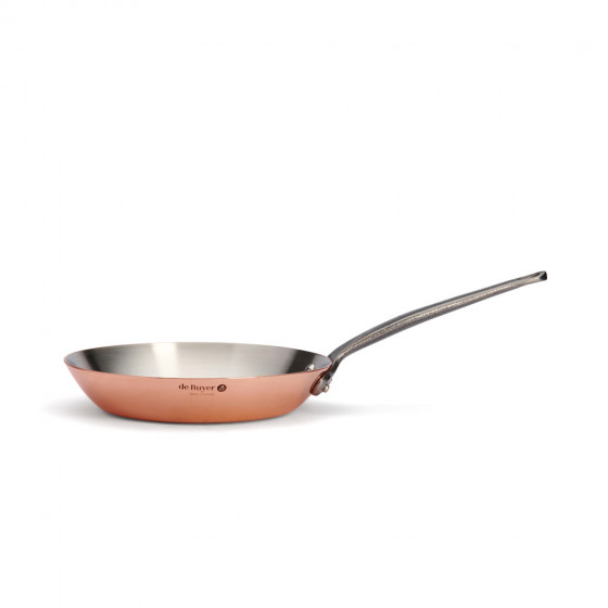 Copper frying pan INOCUIVRE Ø24cm cast-iron handle