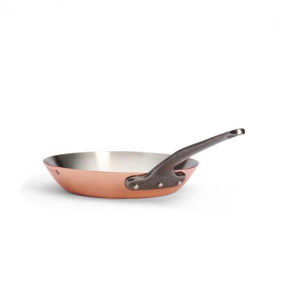 Bratpfanne Kupfer INOCUIVRE Ø24cm mit Gusseisengriff