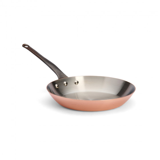 Copper frying pan INOCUIVRE Ø28cm cast-iron handle