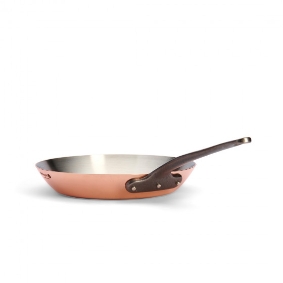 Bratpfanne Kupfer INOCUIVRE Ø28cm mit Gusseisengriff