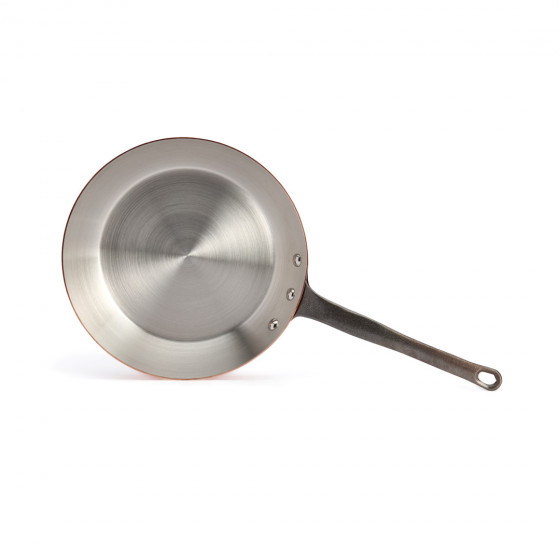 Bratpfanne Kupfer INOCUIVRE Ø32cm mit Gusseisengriff