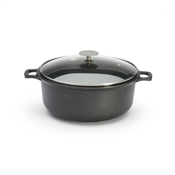 Round non-stick stewpan CHOC EXTREME with glass lid