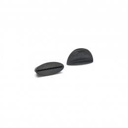 Set of 2 black silicone handles TWISTY