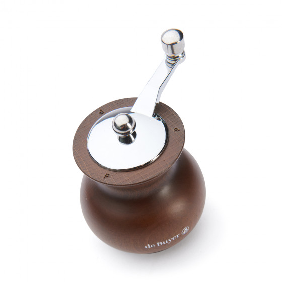 Pfeffermühle mit Kurbel Holz 7cm BOOGIE