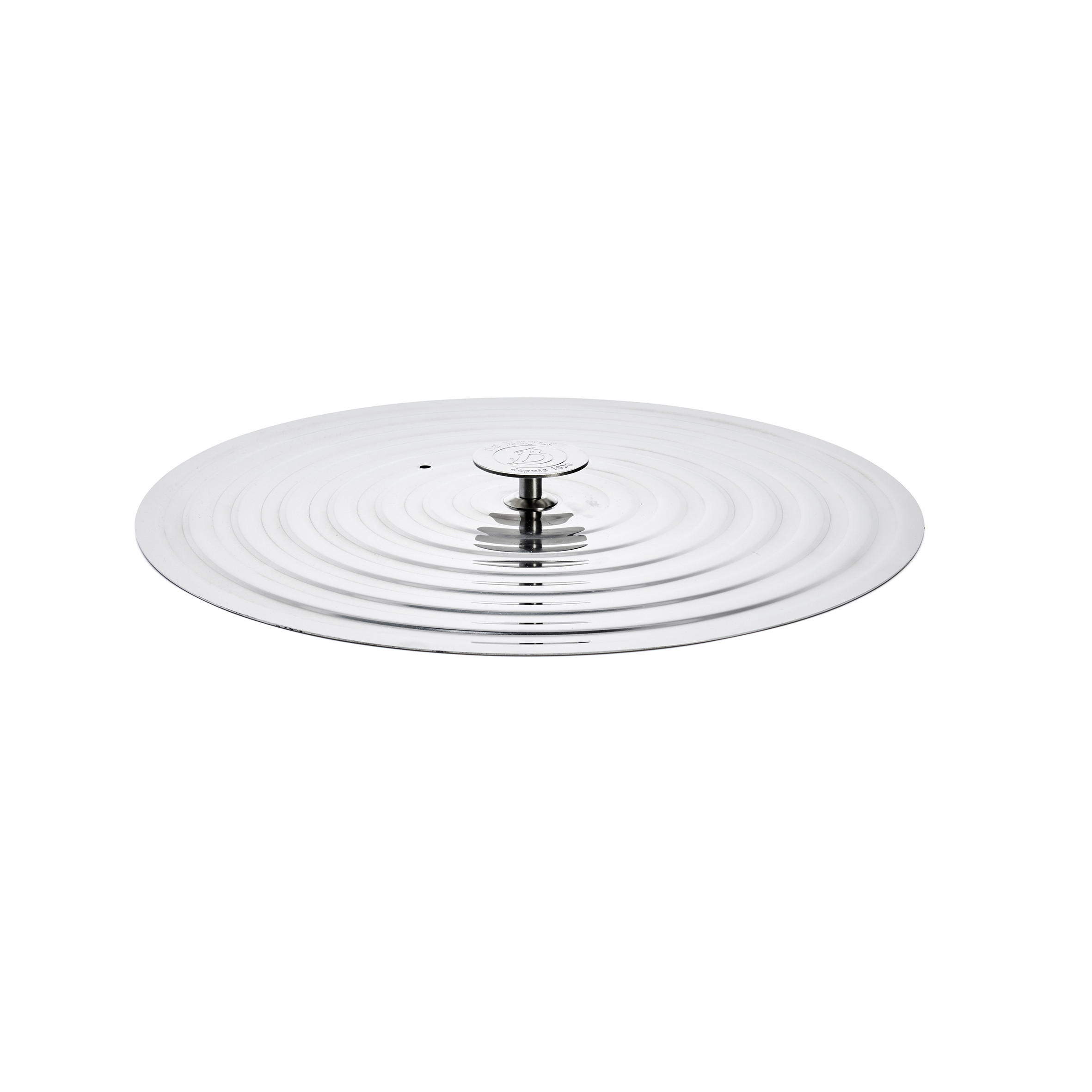 De Buyer Edelstahl-Pfannendeckel – Universal Für Ø 26–28 Cm Pfannen, Mit Dampfabzug