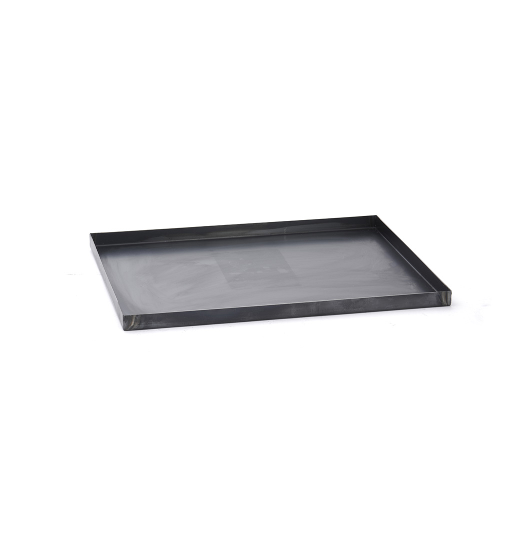 Baking tray straight edges, steel, mild steel, 40x30cm, Baking trays