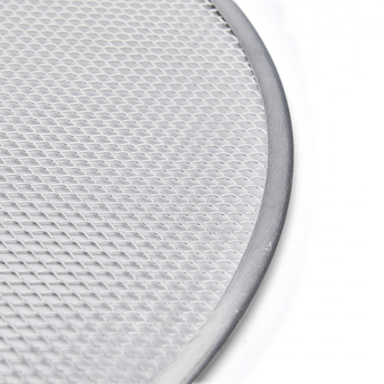 Rundes perforiertes Pizzablech Aluminium Ø48cm