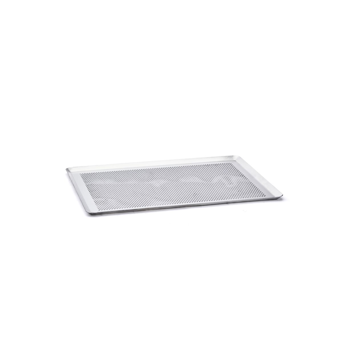 ﻿﻿Plaque de cuisson perforée bords pincés, aluminium, Plaques et supports,  40x30cm - De Buyer