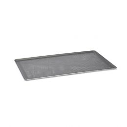 Non-stick baking tray, microperforated