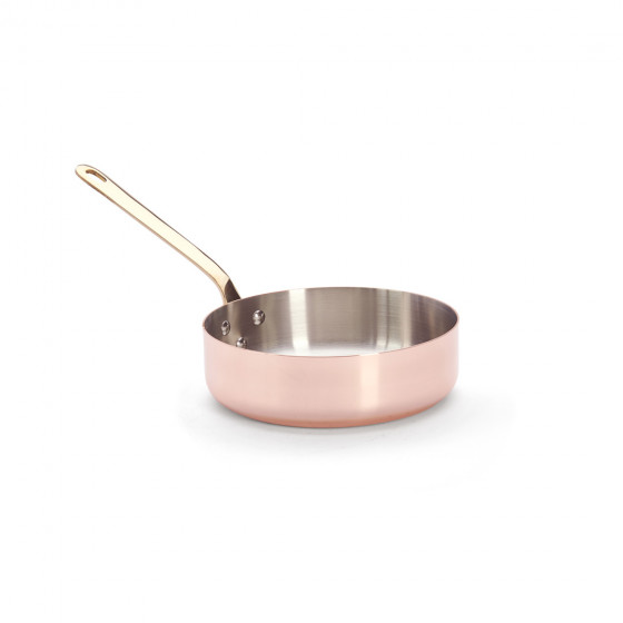 Copper sauté-pan INOCUIVRE Ø20cm brass handle