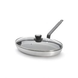 Ovale Fischpfanne Choc Resto Mit Deckel