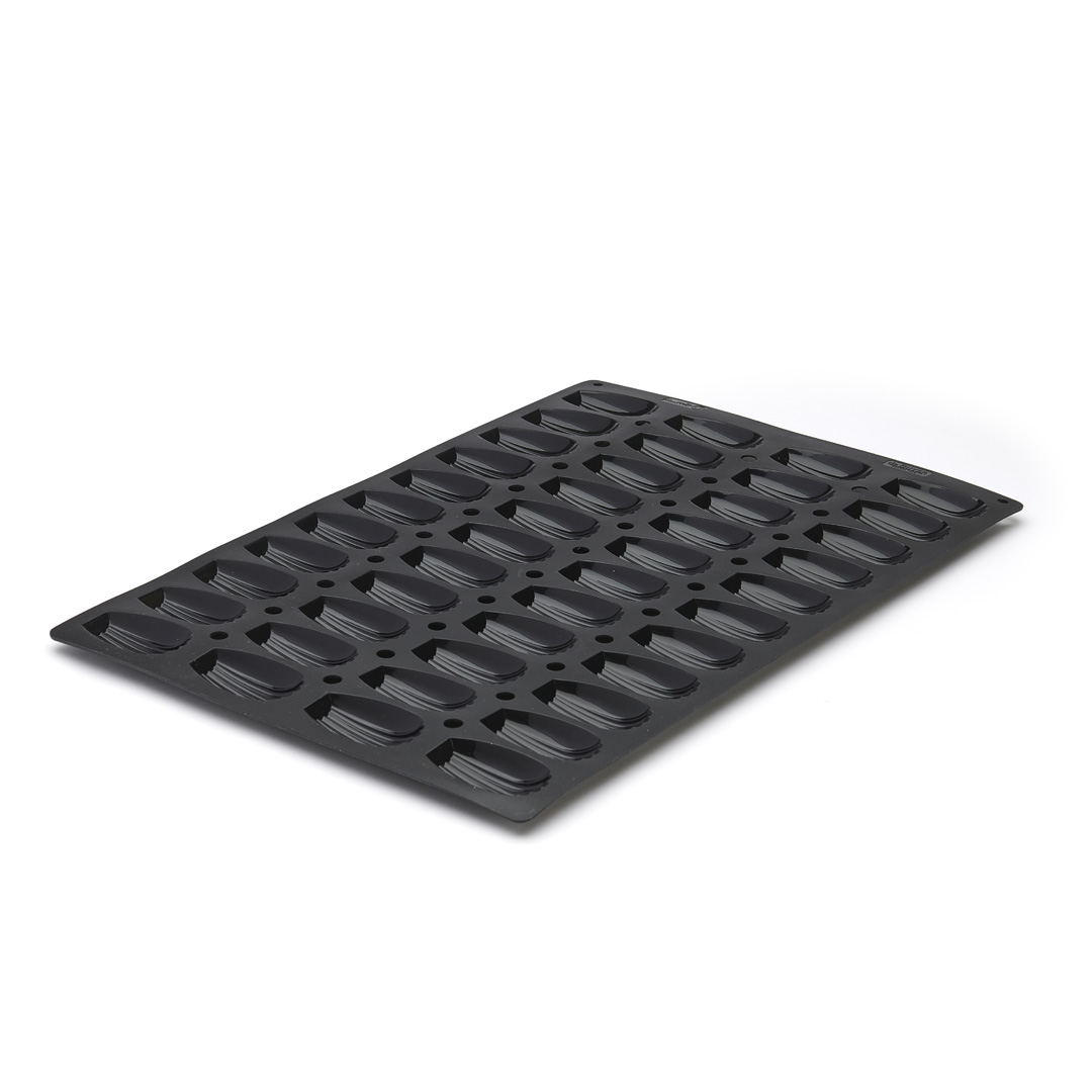 Tray 44 madeleines MOUL FLEX PRO, silicone, silicone, , MOULFEX De Buyer