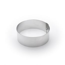 Expandable graduated ring ø 18 to 36 cm , stainless steel