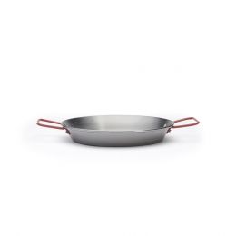 Steel paella pan with hammered bottom LA LYONNAISE