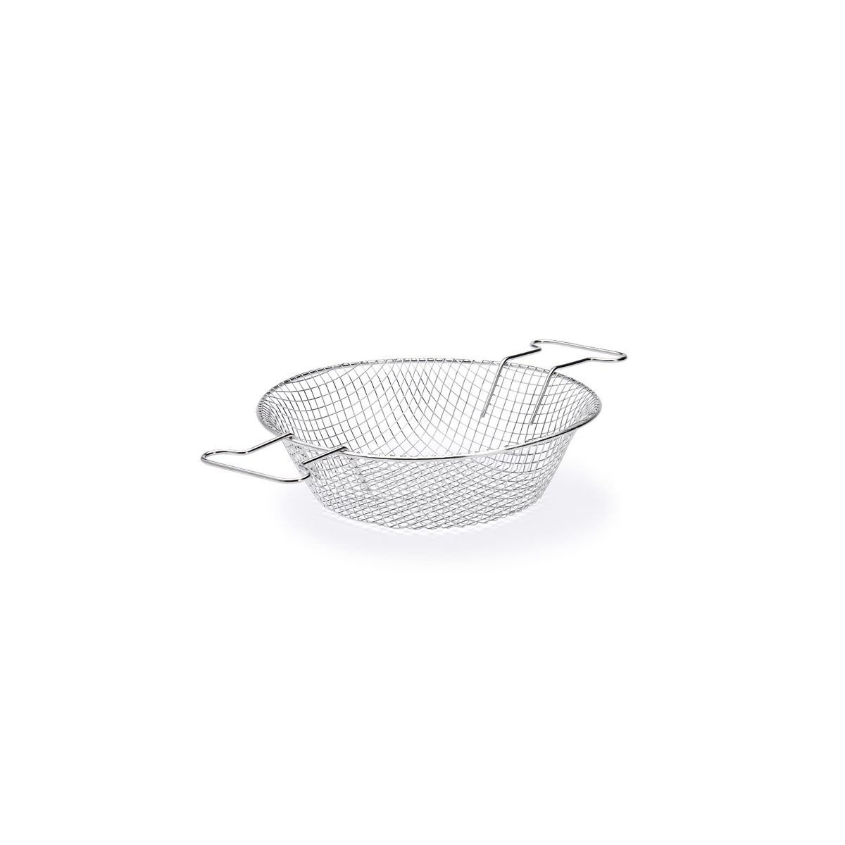 Panier à friture en grillage profond avec poignées Tension pliable pour Panier à friture en grillage profond avec poignées Tension pliable pour