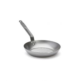 Steel "Grill" frypan CARBONE PLUS