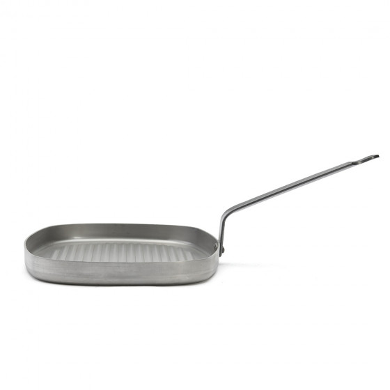 Steel "Grill" frypan CARBONE PLUS 38x26cm