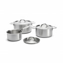 Stainless steel saucepan ALCHIMY Set of 6 pieces