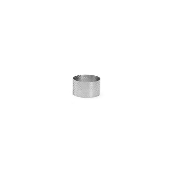 Perforierter Kreis aus Edelstahl Ø7,5x4,5cm