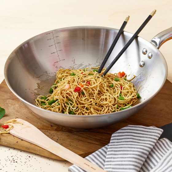 Wok Edelstahl ALCHIMY Ø28cm
