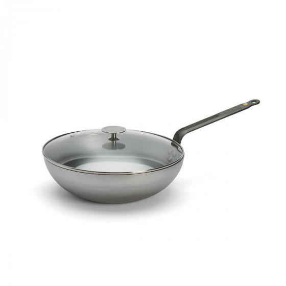 Curved steel wok MINERAL B