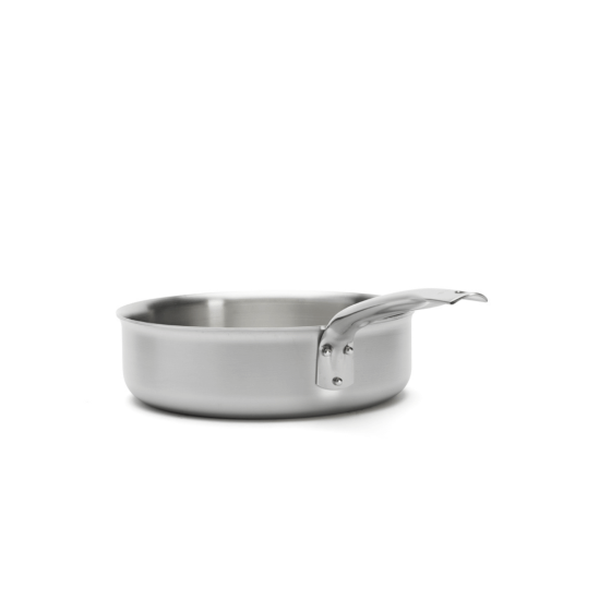 Sauteuse bord droit en inox ALCHIMY Ø28cm