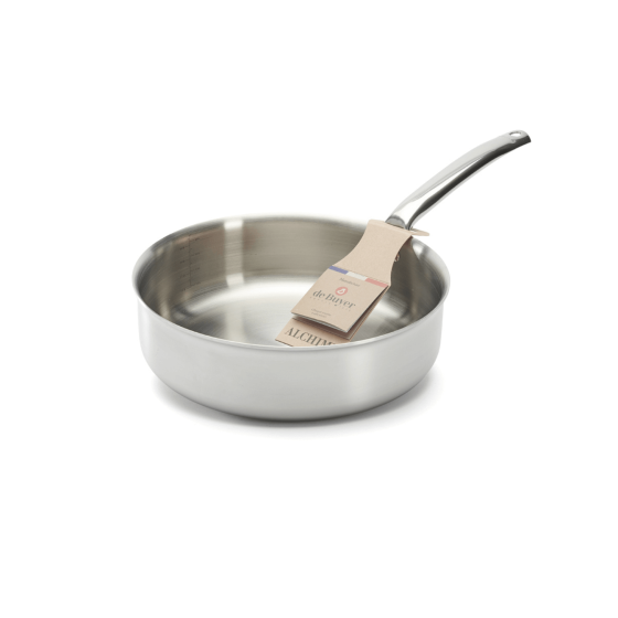 Gerade Sauteuse Edelstahl ALCHIMY Ø28cm