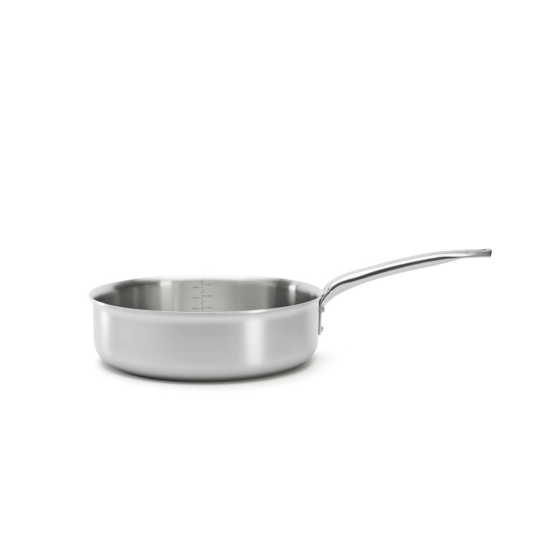 Sauteuse bord droit en inox ALCHIMY