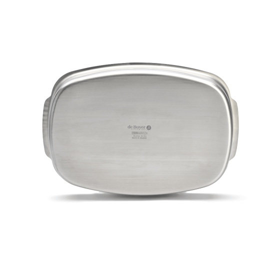 Plat à four inox rectangulaire 38x26 cm