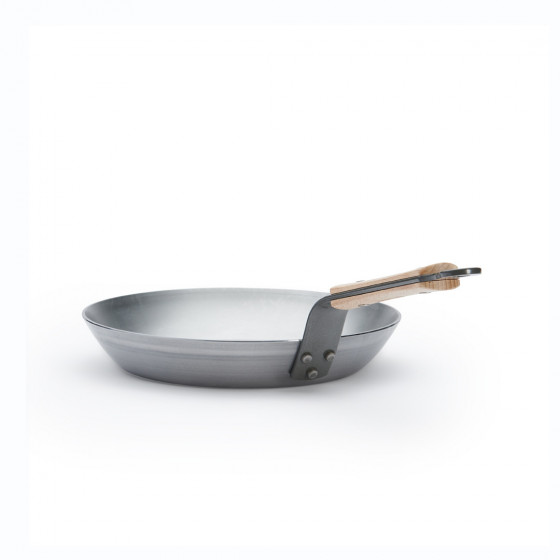 Set of 2 steel frying pans MINERAL B BOIS