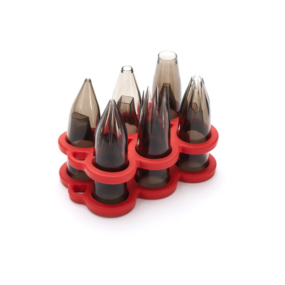 Set of 6 assorted tritan nozzles CREATIVE