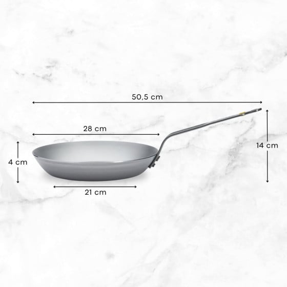 Poêle en acier MINERAL B Ø 28cm