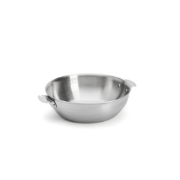 Removable rounded Stainless Steel Saute Pan ALCHIMY LOQY Ø24cm