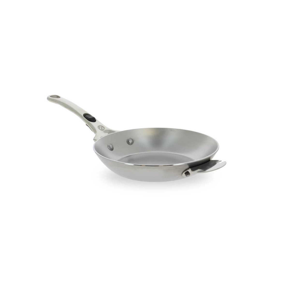 Poêle à Barbecue OXO Softworks 12 Pouces – Acier Carbone, Poignée Amovible, Trous, Neuve