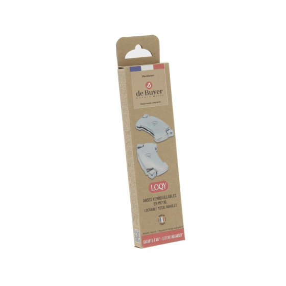 Removable lockable metal handles LOQY