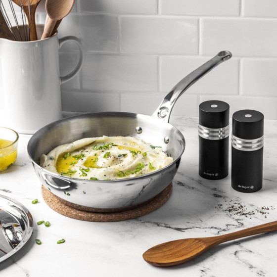 Stainless steel rounded sauté-pan AFFINITY Ø20cm