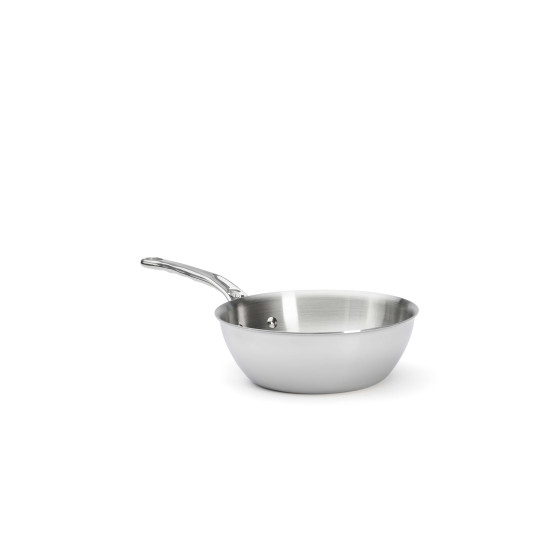 Stainless steel straight sauté-pan AFFINITY Ø16cm
