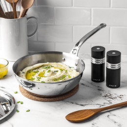 Stainless steel straight sauté-pan AFFINITY Ø16cm
