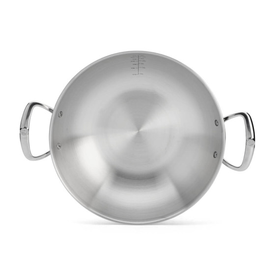 Wok inox multicouche AFFINITY Ø32cm avec anses