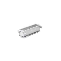 Moule à pâté en croûte dépliable inox perforé GEOFORME 24x5x6cm