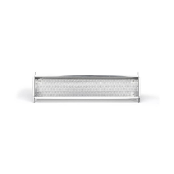 Perforated stainless steel Pâté en croûte Mould GEOFORME 35x7x7,5cm