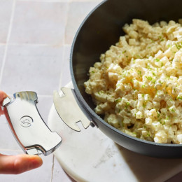 Removable lockable metal handles LOQY