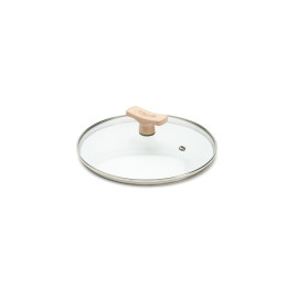 Universeller Glasdeckel mit Holzgriff Ø20cm