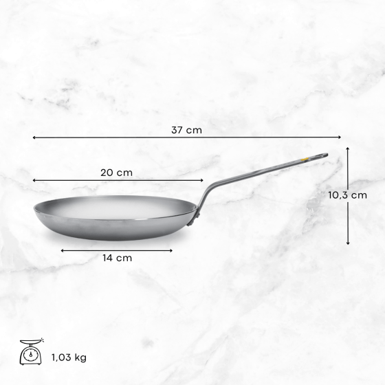 Omelette steel frying pan MINERAL B Ø20cm