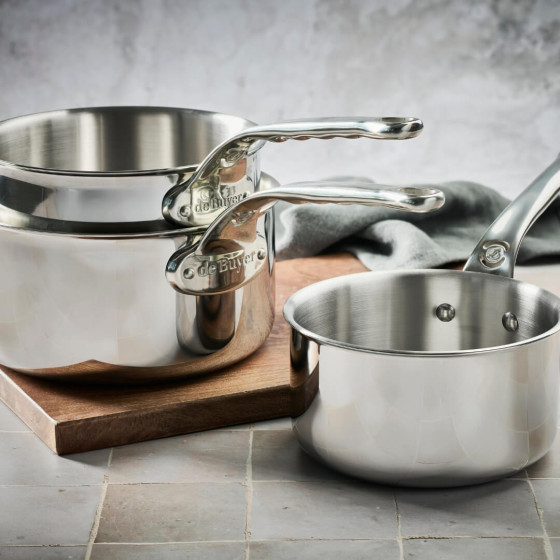 Stainless steel saucepan Set of 3 AFFINITY Ø16-18-20cm