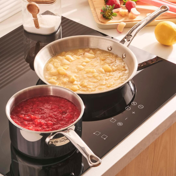 Duo casserole Ø20cm et poêle Ø28cm inox AFFINITY