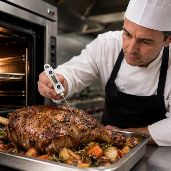 Digital thermometer for meat -40°/+240°C