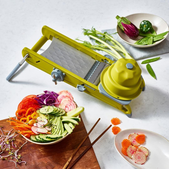 Mandoline SWING PLUS grün