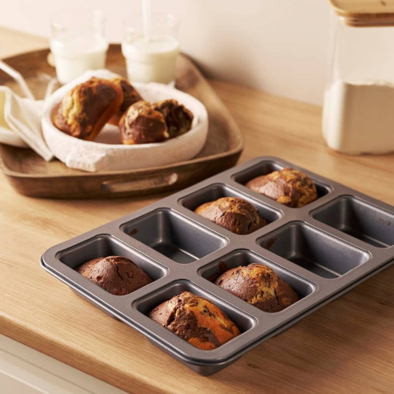 Blechform 8 Mini‑Cakes Stahl‑Antihaft
