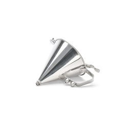 Stainless steel piston funnel KWIK PRO 1,5L
